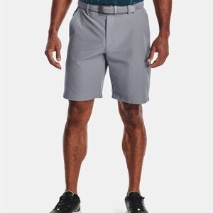UA Drive Men's 10" Shorts Steel Halo Gray size 30 golf casual NWT summer